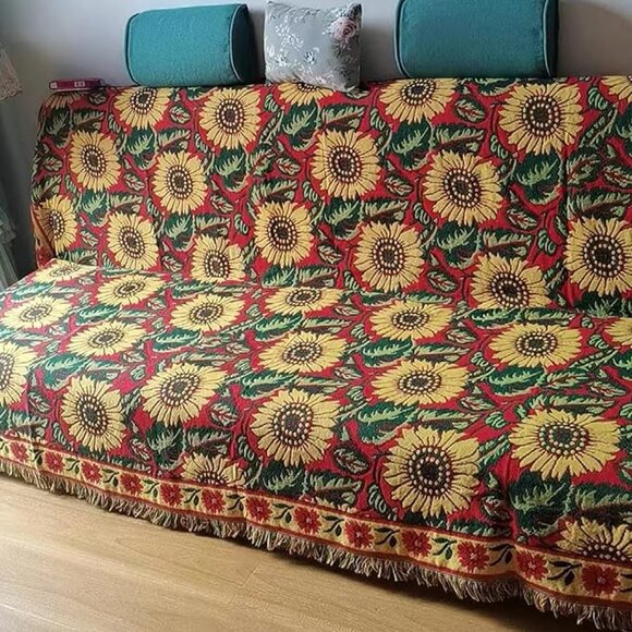 Sunflower throw blanket 50"x70" - Picture 5 of 5